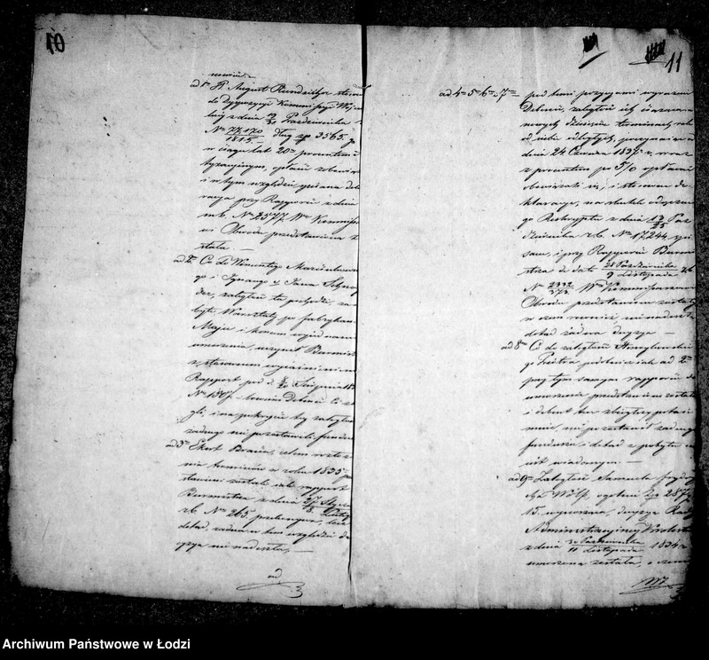 Obraz 12 z jednostki "Akta ławnika czynnego osady fabrycznej Łódki tyczące się udzielanej przez rząd pożyczki tkaczom i prządkom"