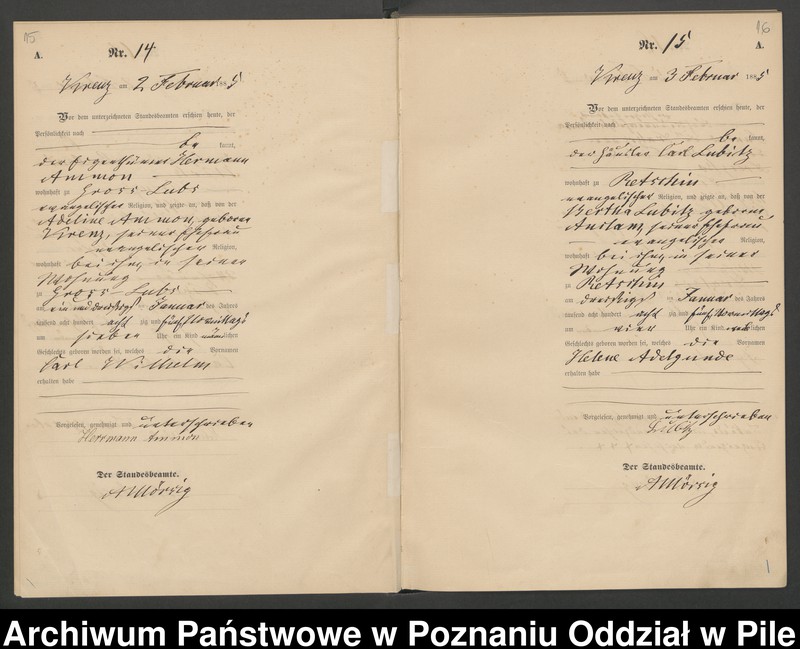 Obraz 11 z jednostki "Księga urodzeń"