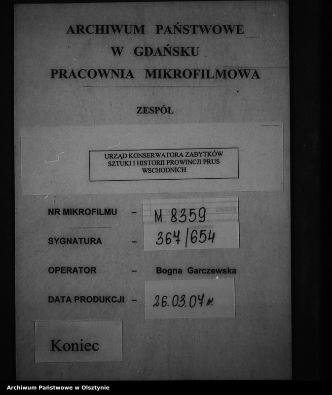 image.from.unit.number "Neuendorf, Kreis Heilsberg, evangelische Kirche"