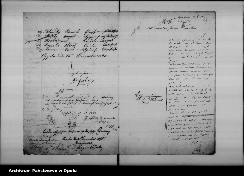 image.from.unit.number "Acta des Magistrats zu Oppeln betreffend das Feuer Lösch-Wesen hier Vol. I"