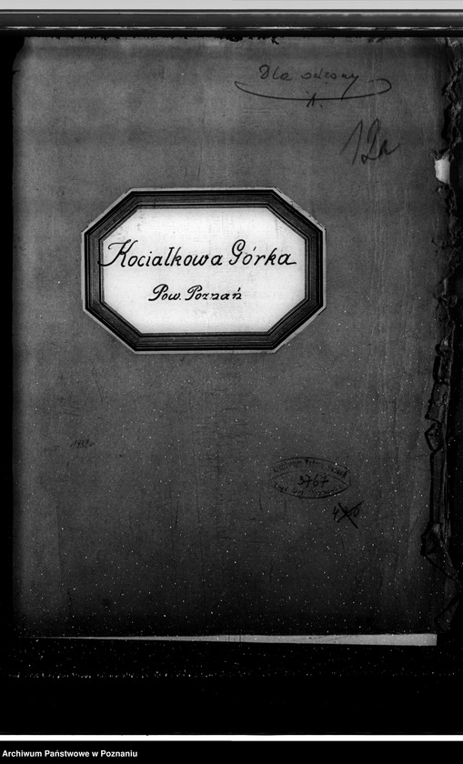 Obraz 4 z jednostki "Dodatkowy plan urządzenia gospodarstwa leśnego dla lasu majątku Kociałkowa-Góra powiat poznański na 10 lat"