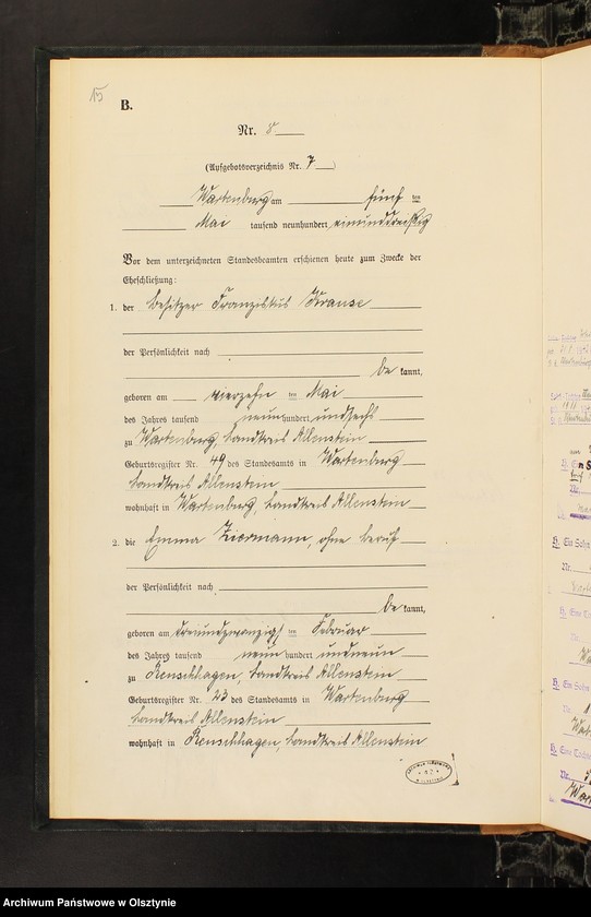 image.from.unit.number "Heirats-Haupt-Register Nr 1 - 38"