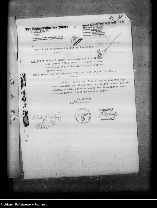 Obraz 17 z jednostki "Verordnung von Vorschriften über die Neugestaltung deutscher Städte in den eingegliederten Ostgebieten"