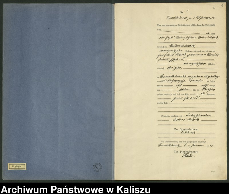 Obraz 3 z jednostki "[Księga urodzeń]"