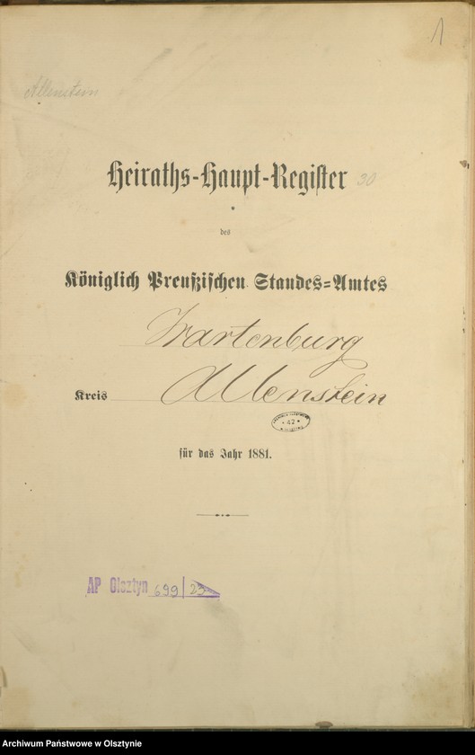 image.from.unit.number "Heiraths-Haupt-Register Nr 1 - 48"