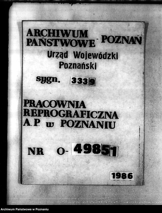 Obraz 1 z jednostki "Sprawa o niedostateczne zalesienie lasu 16,24 ha w majątku Tłokinia"