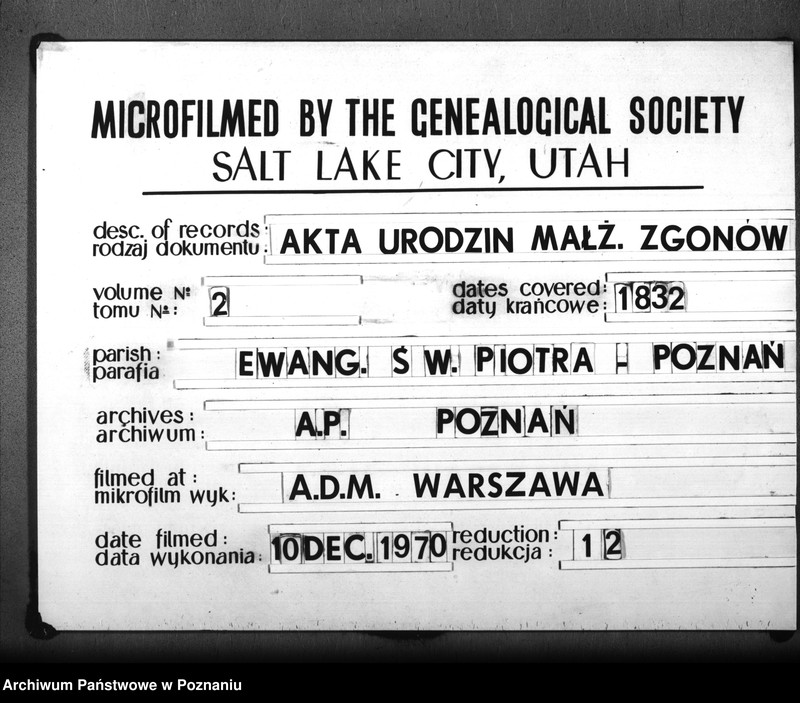 Obraz 7 z jednostki "Kirchenbuch der Geboren, Getrauten, Verstorbenen"