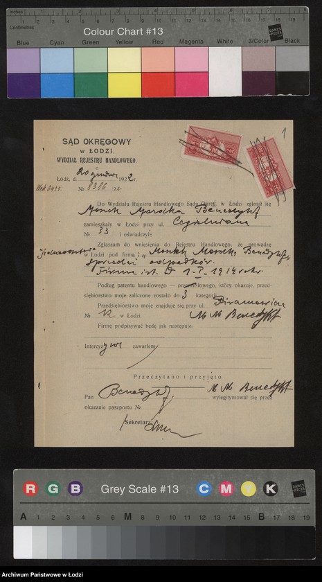 Obraz 3 z jednostki "Moszek Mordka Benedykt- sprzedaż odpadków"