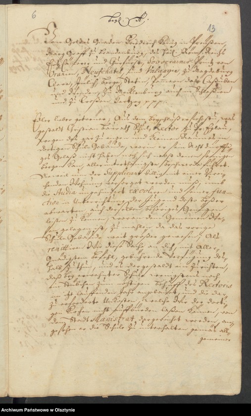 image.from.unit.number "Wegen der Schul=Gebäudes in Pr. Eylau [ Preussisch Eylau /Pruska Iławka]"