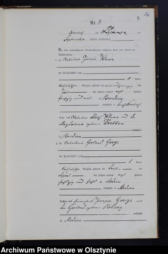 image.from.unit.number "Heiraths-Haupt-Register Nr 1 - 20"