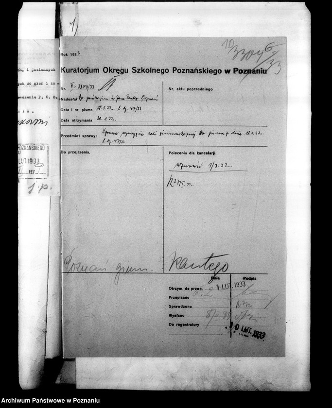 Obraz 13 z jednostki "Państwowe Gimnazjum Humanistyczne imienia Jana Kantego - Poznań"