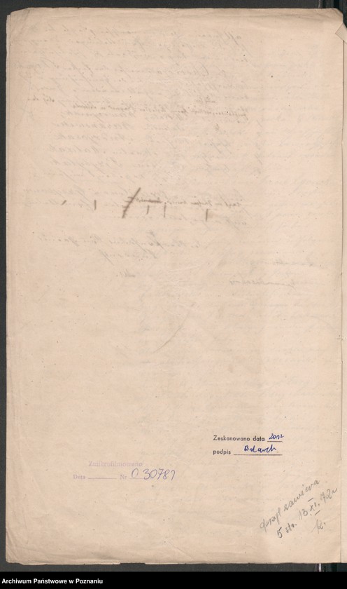 Obraz 9 z jednostki "Von Kosinski /Besitzer/ und Wladislaus von Zakrzewski /Pächter/ von Targowa Górka."