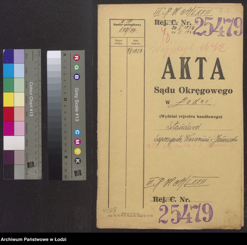 Obraz 2 z jednostki "Fabryka Chusteczek Kieszonkowych Standard-lux- Borys Sapoczyński, Owszyja Wasserman, Izrael Janowski"