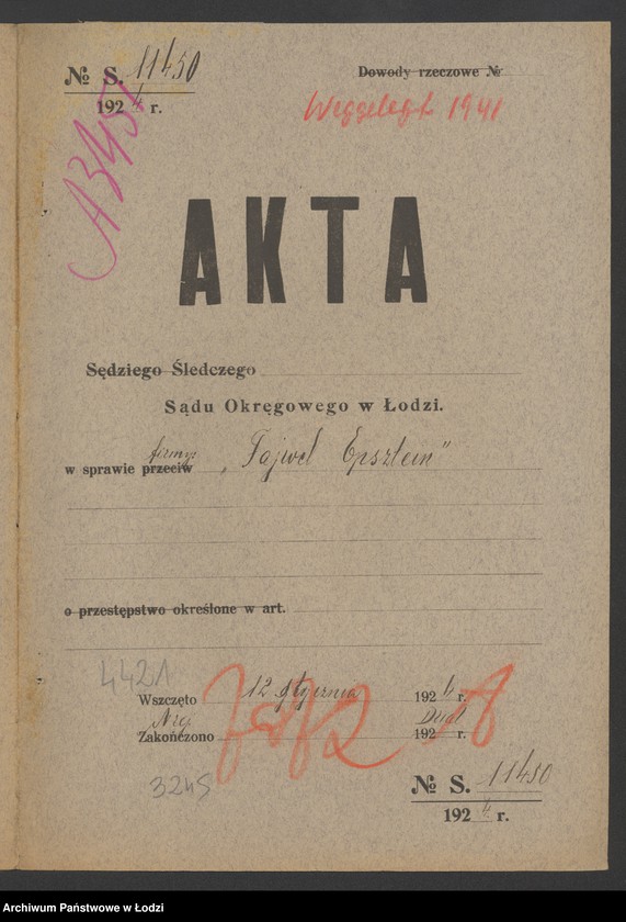 Obraz 2 z jednostki "Fajwel Epsztein – sprzedaż czapek"