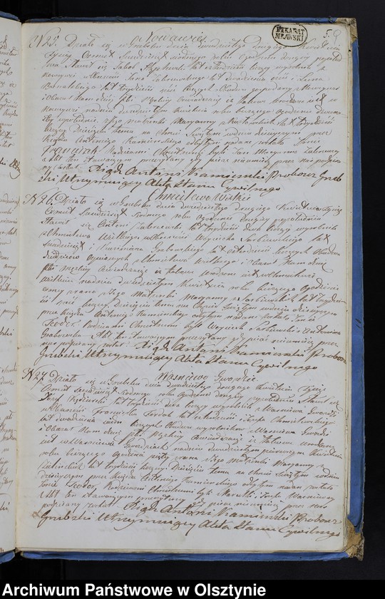image.from.unit.number "Duplikat Aktów Urodzenia, Zaślubień, Zejścia z Parafii Grzebskiej z Roku 1867"