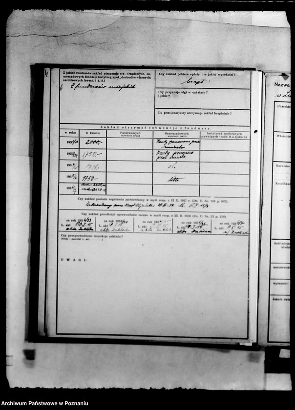 Obraz 10 z jednostki "/Kartoteka stowarzyszeń i zakładów opiekuńczych/"