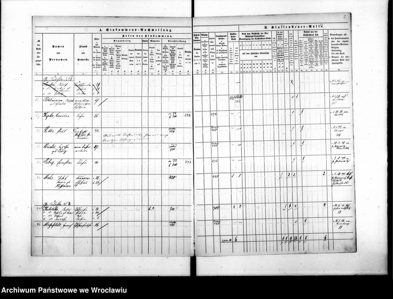 image.from.unit.number "Klassensteuerrolle nebst Eikommens - Nachweisung"