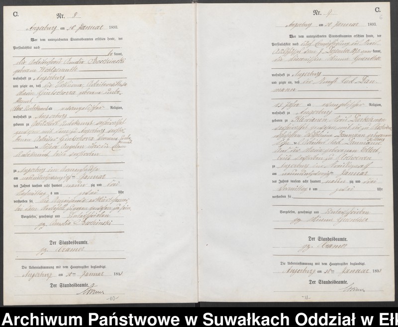 image.from.unit.number "Sterbe-Neben-Register des Preussischen Standes-Amtes Angerburg Kreis Angerburg"