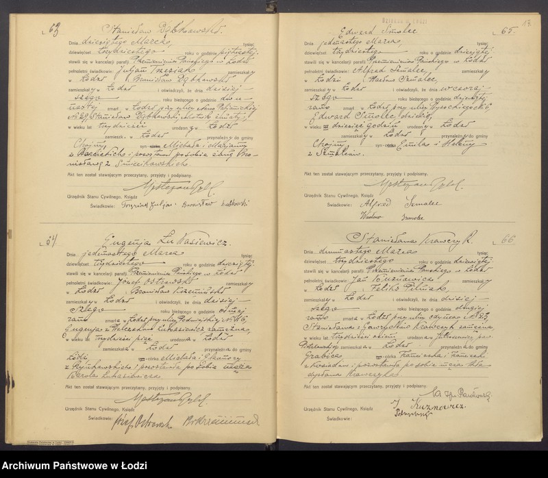 Obraz 19 z jednostki "Akta zgonów"