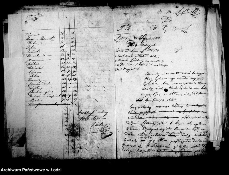 Obraz 12 z jednostki "Akta tyczące się obław i nadzwyczajnych rewizji"