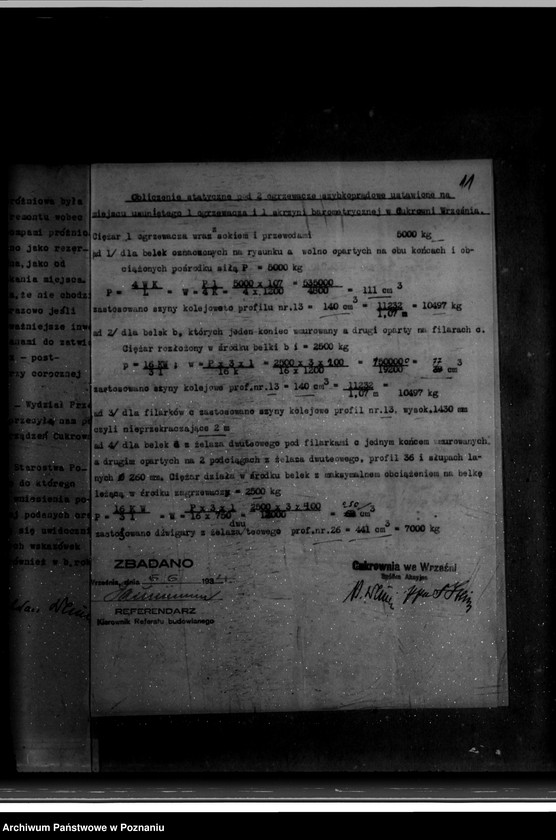 Obraz 15 z jednostki "Zatwierdzenie zakładu przemysłowego /urządzenie cukrowni we Wrześni/ Spółka Akcyjna"