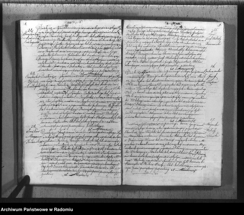 image.from.unit.number "[Duplikat akt urodzeń, małżeństw i zgonów parafii rzym.-kat. Głowaczów 1863 r.]"