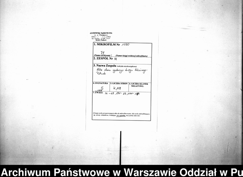 image.from.unit.number "Akta urodzeń, małżeństw i zgonów"