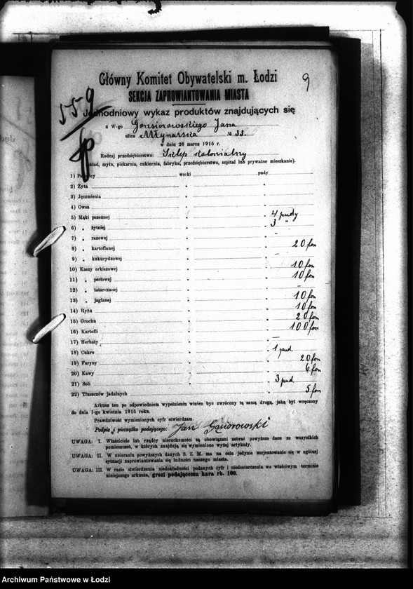 Obraz 12 z jednostki "Jednodniowy spis żywności"