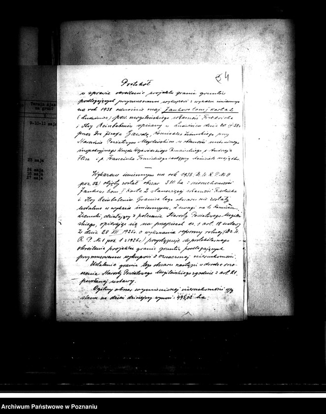 Obraz 8 z jednostki "Majątek Jankowo powiatu mogileńskiego przymusowy wykup"