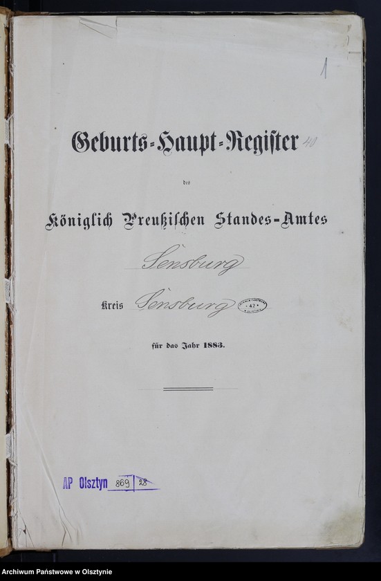 image.from.unit.number "Geburts-Haupt-Register Nr 1 - 109"