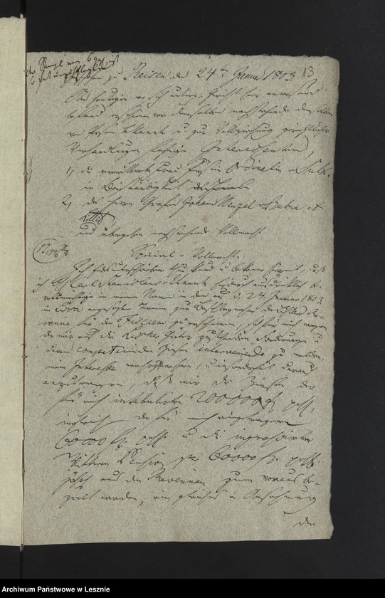 Obraz 15 z jednostki "[Acta generalia des Patrimonialgerichts der hiesigen katholischen Kirchen-Jurisdiction die actus voluntariae iurisdictionis betreffend]"