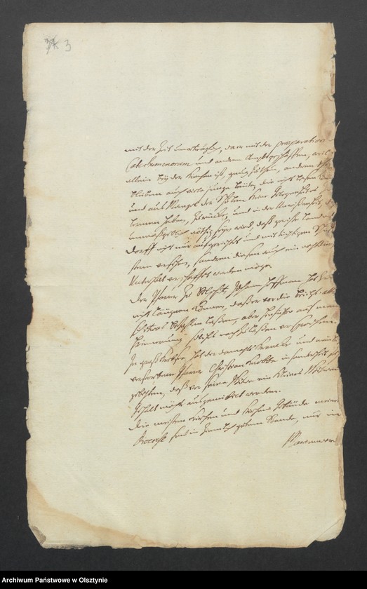 image.from.unit.number "Copia der geführten Kirchen Visitstions Recesse der Ämter Marienwerder [Kwidzyn] Schönberg [Szymbark] und Deutsch Eylau [Iława] de Anno 1738"