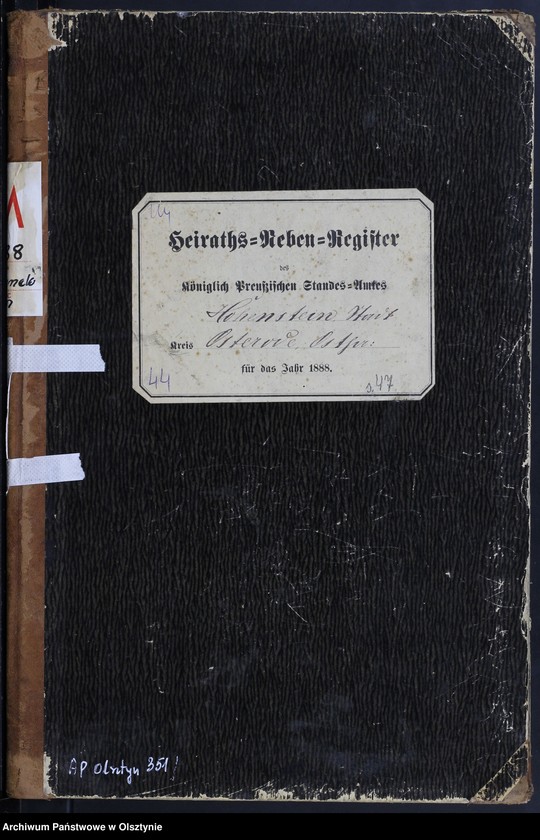 image.from.unit.number "Heiraths-Neben-Register Nr 1 - 23"