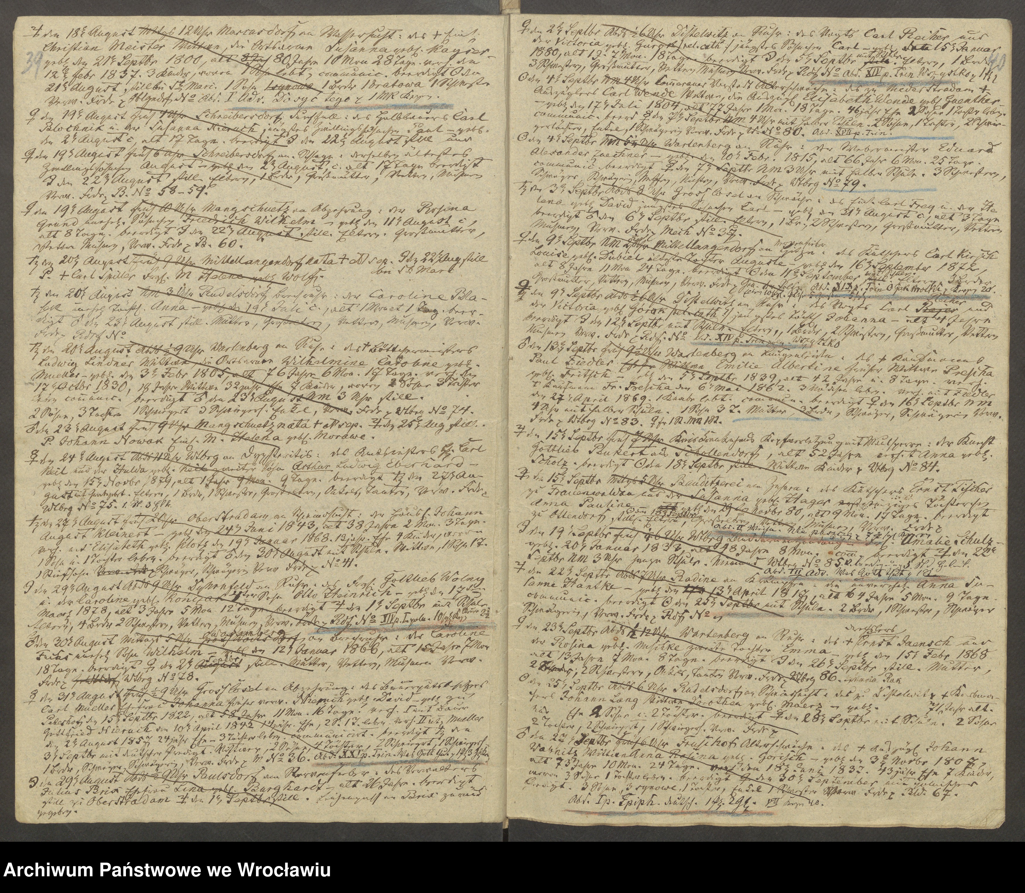 Skan z jednostki: Nati et baptisati et mortui