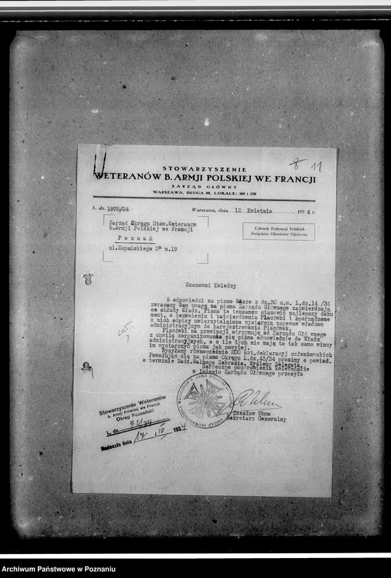 image.from.unit.number "Korespondencja z Zarządem Głównym"