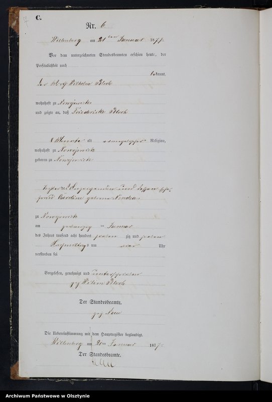 image.from.unit.number "Sterbe-Haupt-Register Nr 1 - 110"