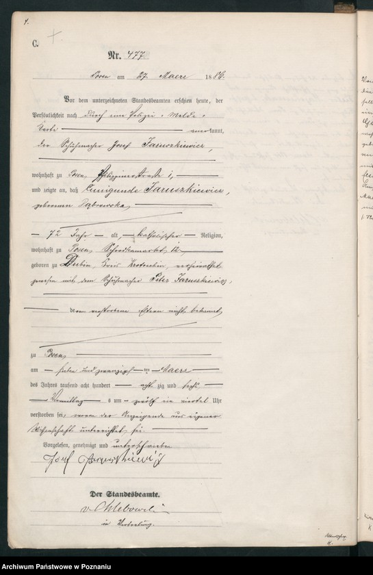 Obraz 7 z jednostki "Księga zgonów t. II"