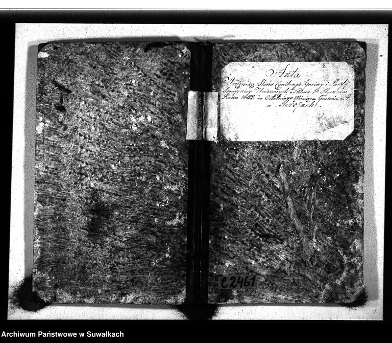 image.from.unit.number "Akta urzędnika stanu cywilnego gminy i parafij sereyskiey urodzonych od dnia 1-go stycznia 1822 do ostatniego miesiąca grudnia r.b. w Serejach"