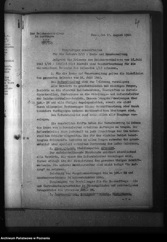 Obraz 8 z jednostki "Geschäftsverteilungsplan (dla księgowości)"