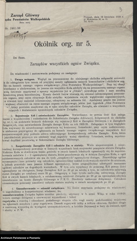 Obraz 11 z jednostki "Statut - regulaminy - instrukcje, wykaz akt."