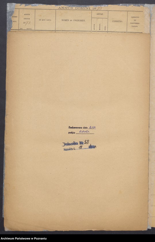 Obraz 12 z jednostki "Liber duplicatus Mortuorum [zgony]"