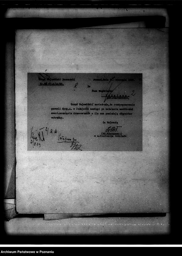 Obraz 7 z jednostki "Rozliczenie z gminą Połajewo odnośnie rozparcelowanego obszaru dworskiego Młynkowo powiatu czarnkowskiego"