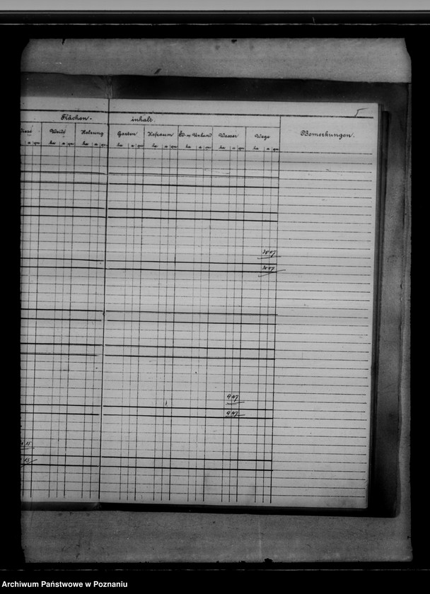 Obraz 9 z jednostki "Vermessungsregister von der Königlichen Domäne Kunowo"