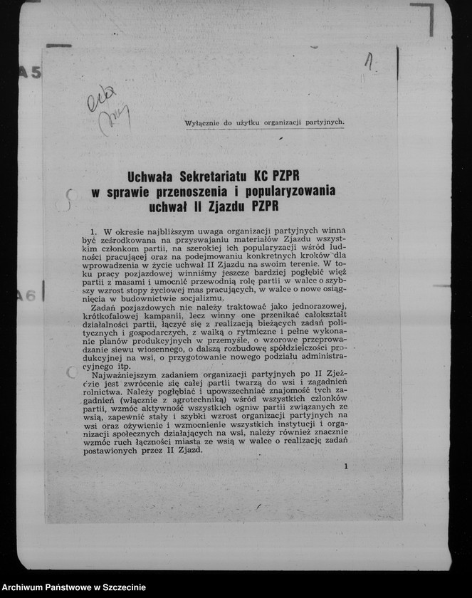 image.from.unit.number "Uchwały Komitetu Centralnego, Biura Politycznego i Sekretariatu Komitetu Centralnego Polskiej Zjednoczonej Partii Robotniczej"