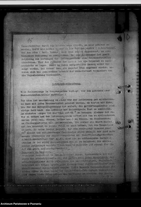 Obraz 19 z jednostki "Bestattung menschlicher Leichen. Überwachung der Lager des Bundes Deutscher Mädel. Bekämpfung der Verlausung. Typhussonderermittlung"