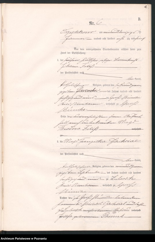 Obraz 14 z jednostki "Księga małżeństw"