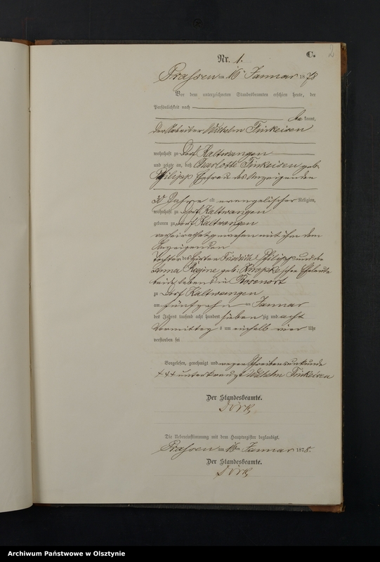 image.from.unit.number "Sterbe-Neben-Register Nr 1 - 46"