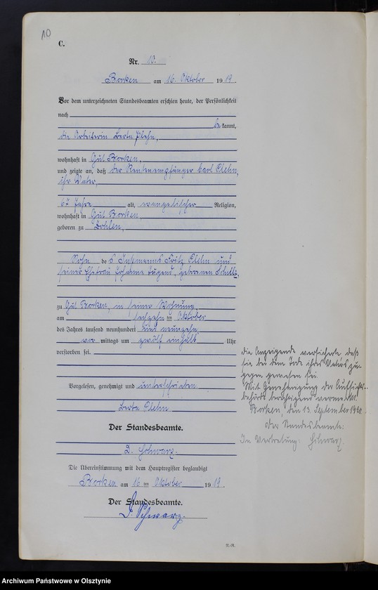image.from.unit.number "Sterbe-Neben-Register Nr 1 - 16 [ Księga zgonów - wtóropis ]"