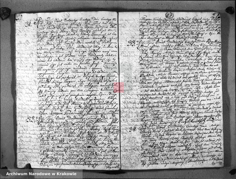 Obraz 13 z jednostki "Księga Aktów Urodzenia i Uznania dla Parafii Sgo Floryana przy Krakowie na Rok 1824"