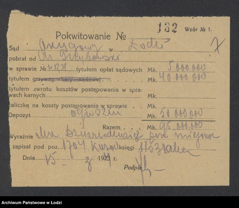 Obraz 9 z jednostki "Chaim Grzybowski- magazyn okryć damskich, manufaktury i dodatków krawieckich"